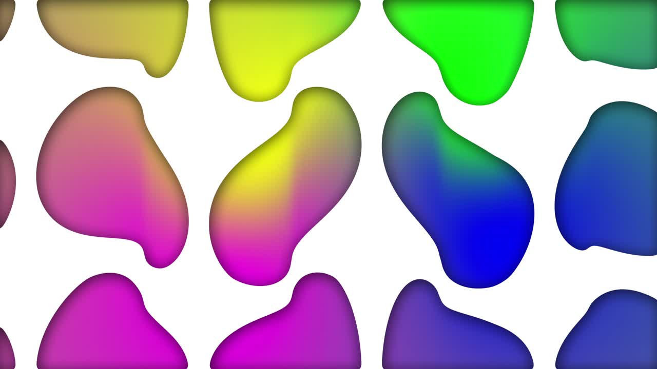 Gradient liquid bubbels animated background