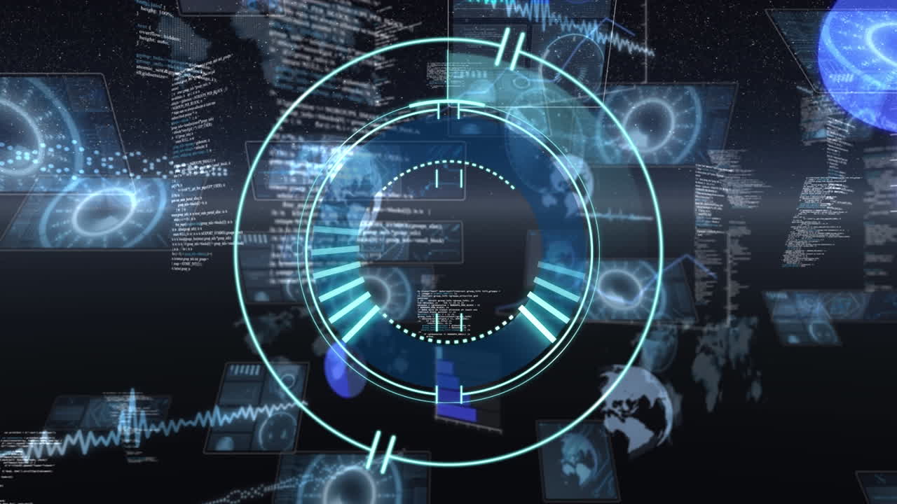 Animation of scan scoping data processing on moving screens