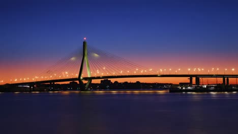 bridge at sunset