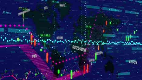 animation of financial data processing