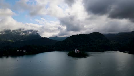 slovenia lake bled aerial drone 5.mp4