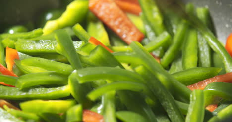 Delicious-Colorful-Vegetables-Fry-On-Butter-In-Pan