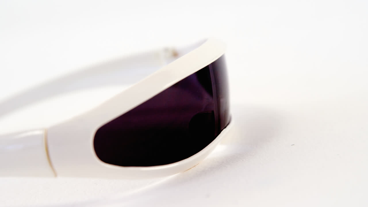 가상현실 비디오 안경의 클로즈업