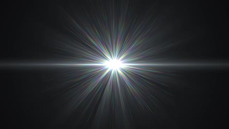las luces de los rayos de las estrellas 4k las luces de las lentes ópticas las llamaradas de arte de animación brillantes el fondo de la lente de luz hermosa la llamarada de la luz el fondo gráfico de movimiento y la animación