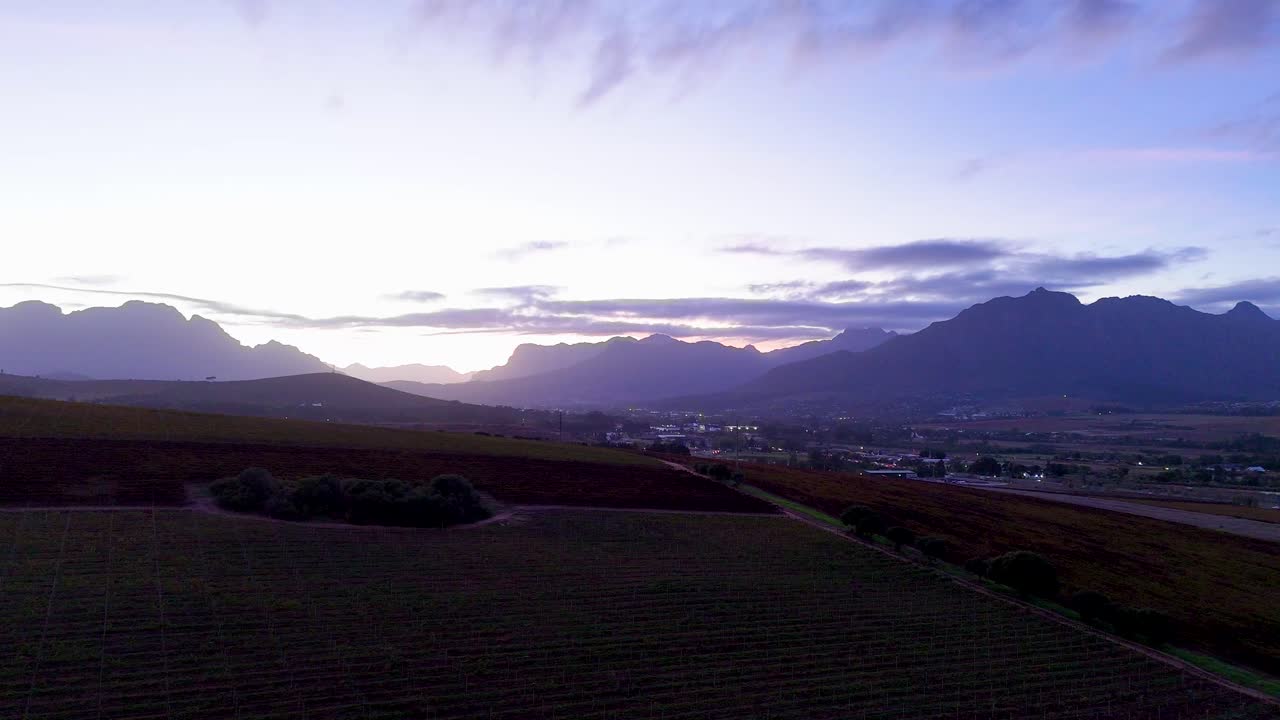 Asara Wine farm Mountain Range