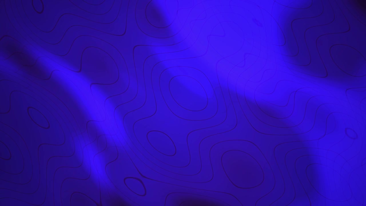 Sfondo Astratto Dinamico con Linee di Contorno Fluide Blu