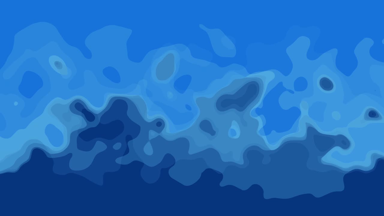 그루비 블루 (groovy blue): 격동적인 유체 파동과 활기찬 회전 패턴을 가진 추상적인 매혹적인 사이키델릭 배경