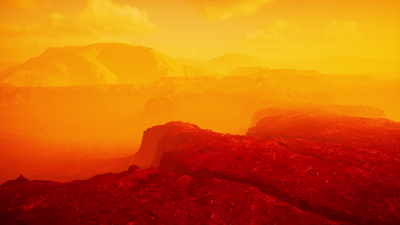 일몰 때 안개 속 에 있는 그랜드 캐니언 국립 공원