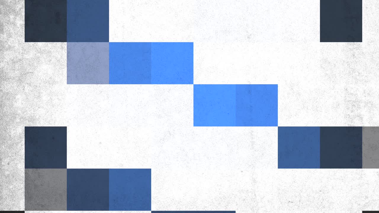 현대적 인 추상적 인 디자인 파란색, 검은색, 색 사각형 을 가진 다채로운 격자 패턴