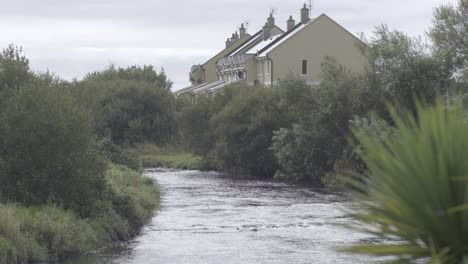 Beautiful-panning-shot-of-the-County-Clare-countryside