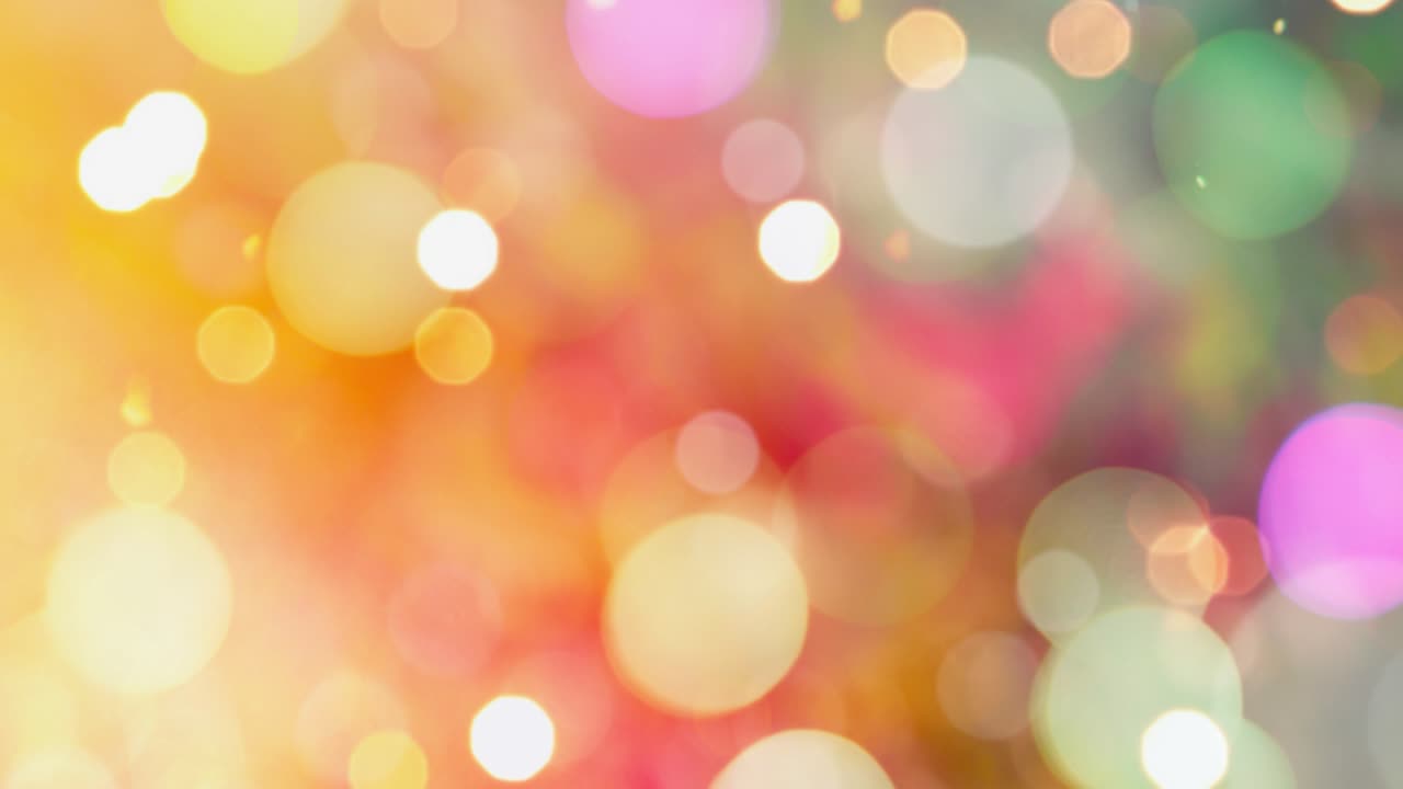 다양한 색상 배경과 보케 모션