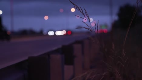 night highway blur