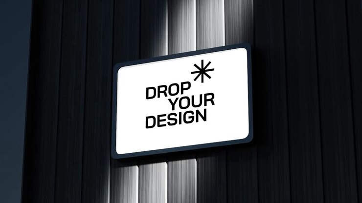 Sign board Mockup