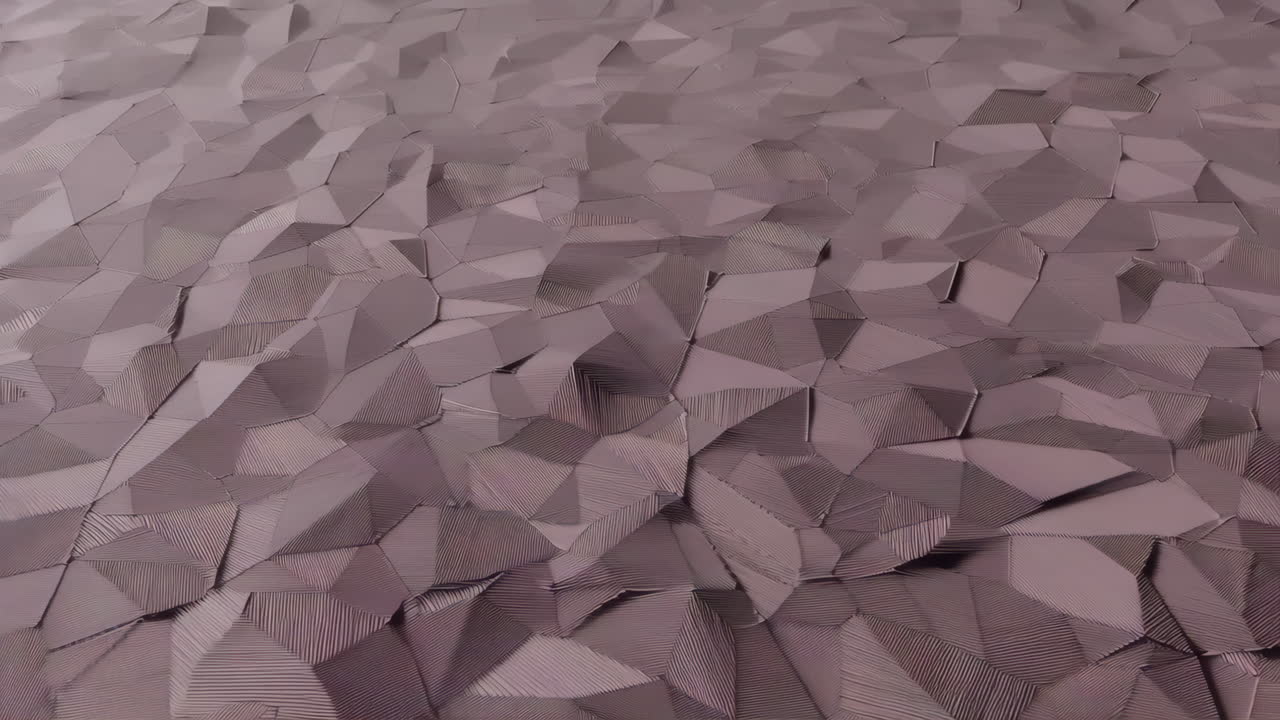 Abstract Low-Polygon Geometric Surface