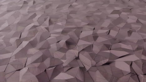abstract low-polygon geometric surface