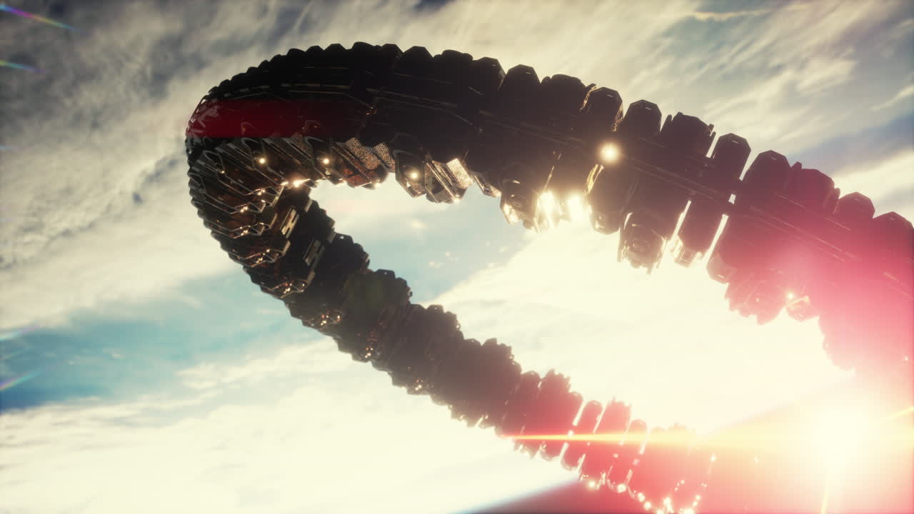 지구 근처의 외계인 모체선 nasa에 의해 제공 된 요소