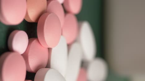assorted pink and white pills