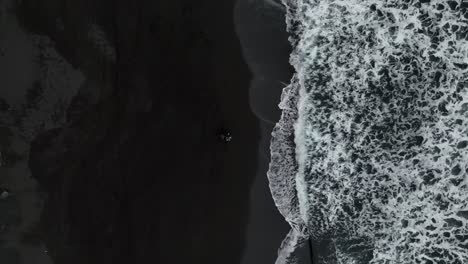 aerial drone view of the landscape of la palma, canary islands, spain