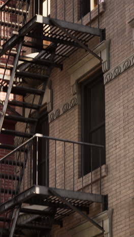 brick building with fire escape