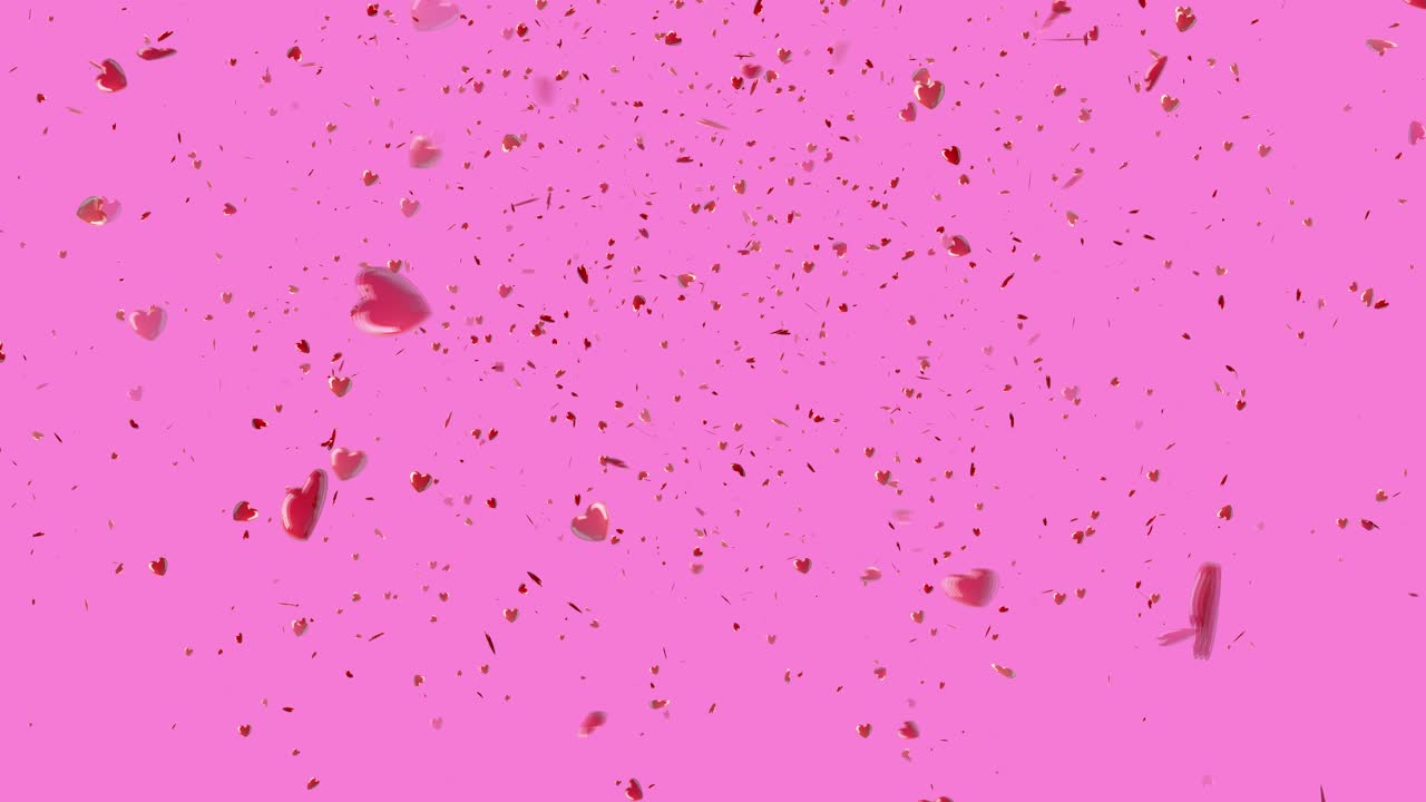 Heart background and pink background