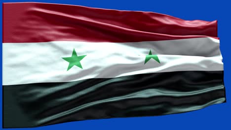 4k bardzo szczegółowe flagi syrii - flaga syrii wysoko szczegółowe - flaga narodowa syryjski wzór fal elementy pętlowe