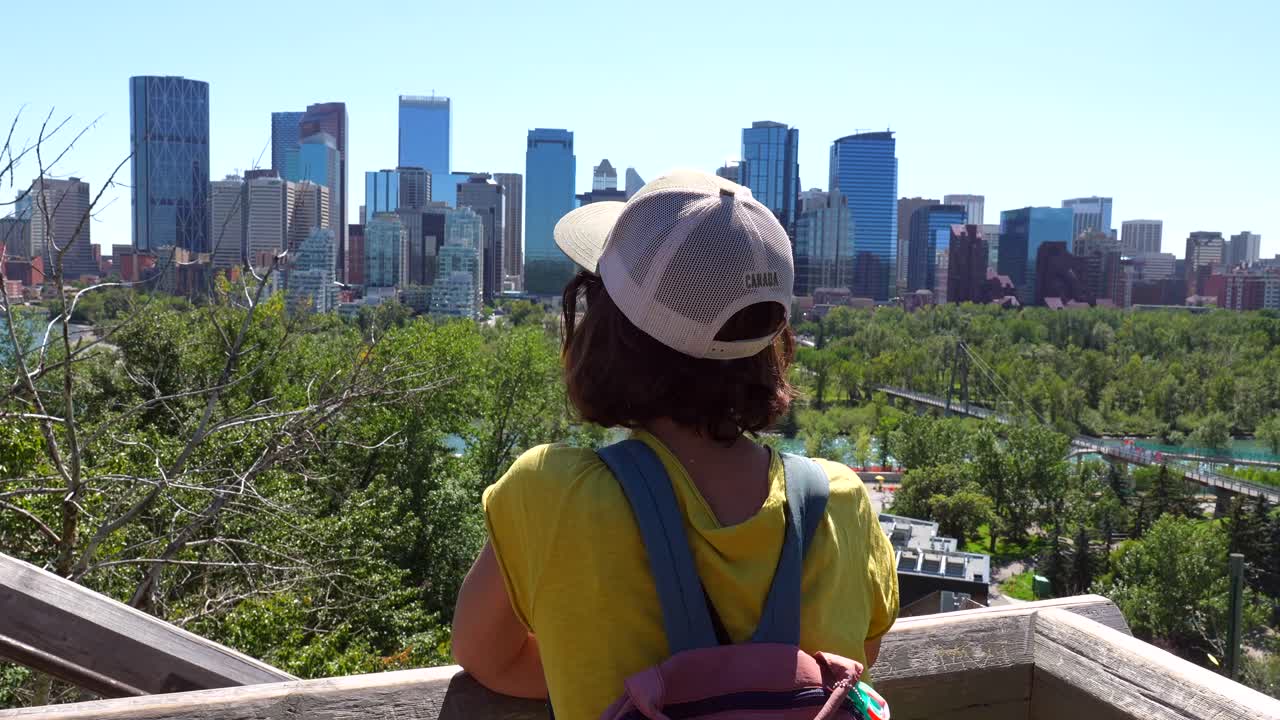 Scenic Cityscape View in Calgary, Canada