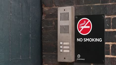 apologies but no smoking here in london, united kingdom