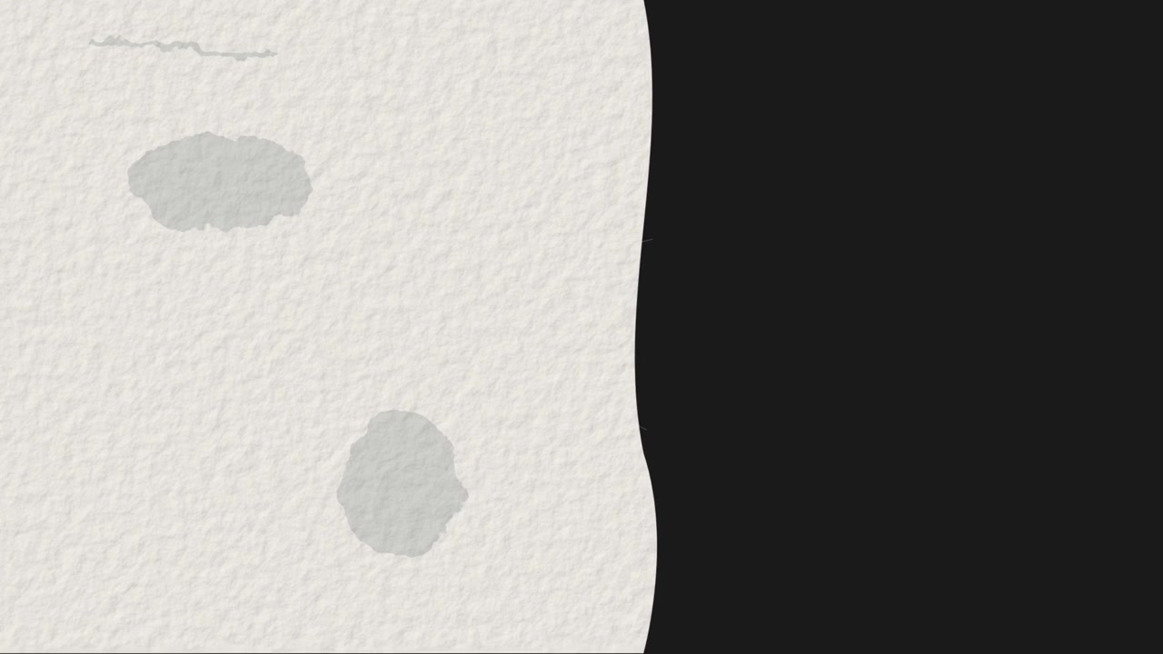 Abstract Paper Texture Transition Reveal on Black Background