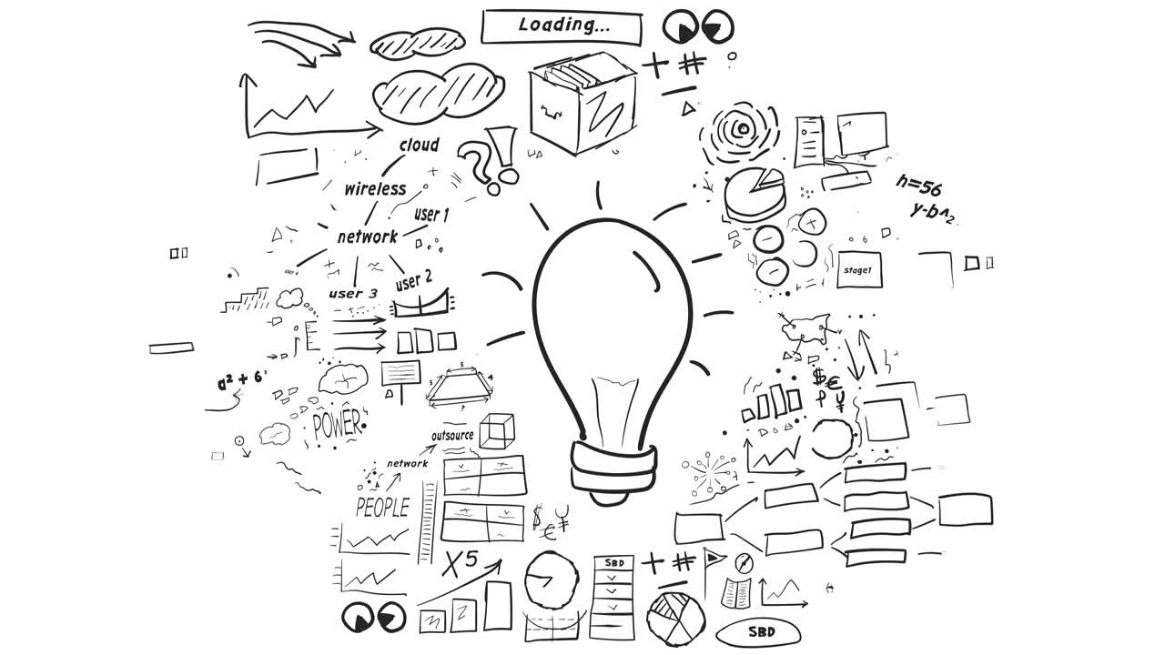 - idea de infografías dibujadas a mano