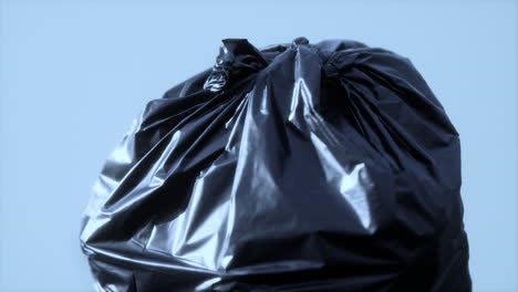 close up of a plastic bag for trash waste