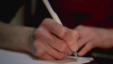 woman-making-notes-and-writing-to-do-list-stock-video-stock-footage