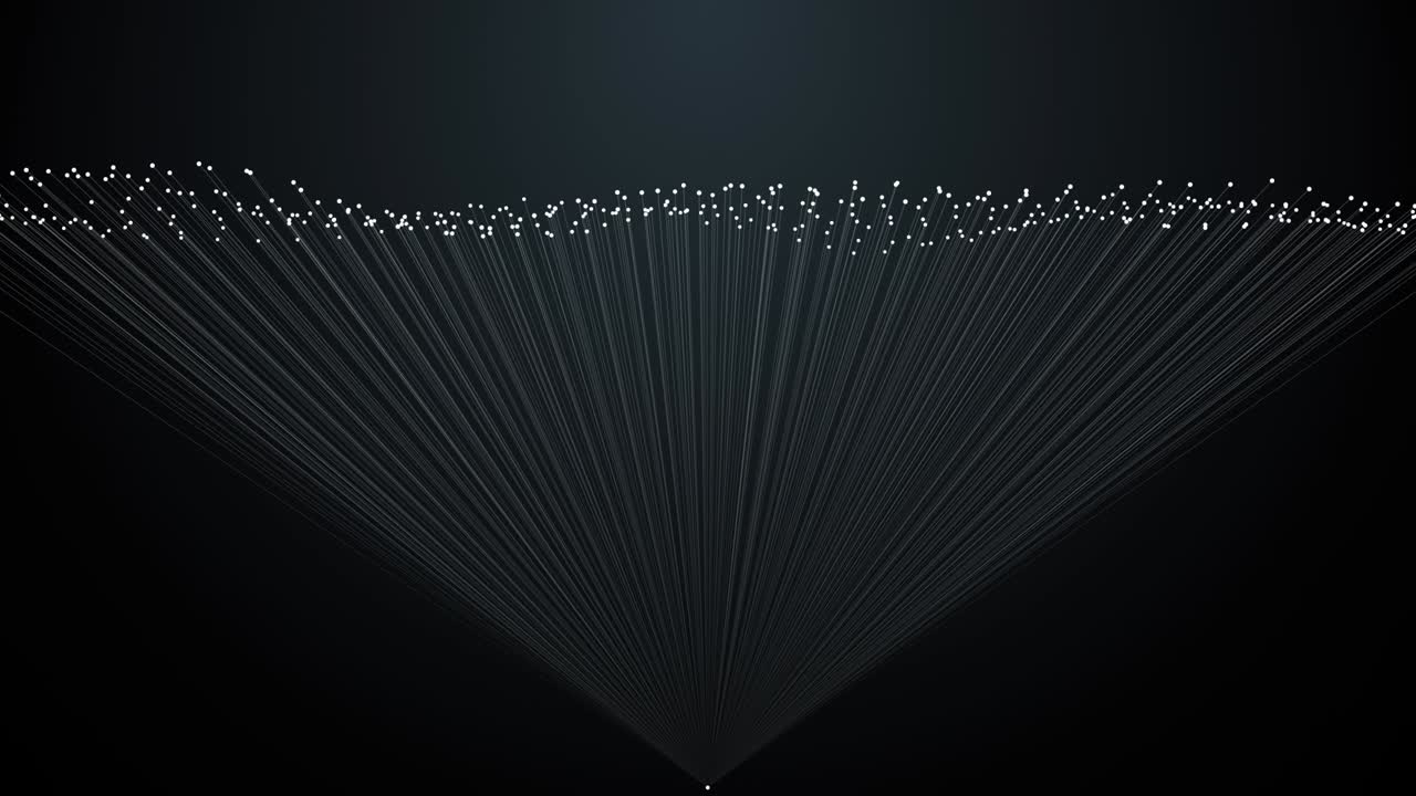 Abstract computer generated geometrical animation