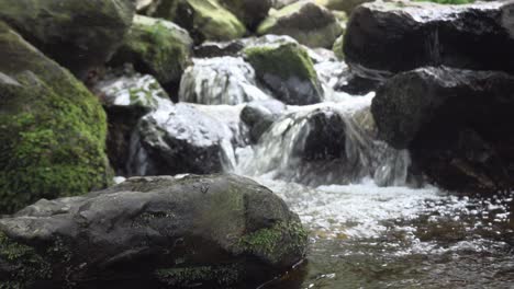 Der-River-Dargle-Fließt-Durch-Country-Wicklow-Und-Ist-Der-Fluss,-Der-über-Die-Powerscourt-Wasserfälle-Fällt-Und-Sich-Seinen-Weg-Durch-Das-Felsige-Bett-Am-Grund-Windet