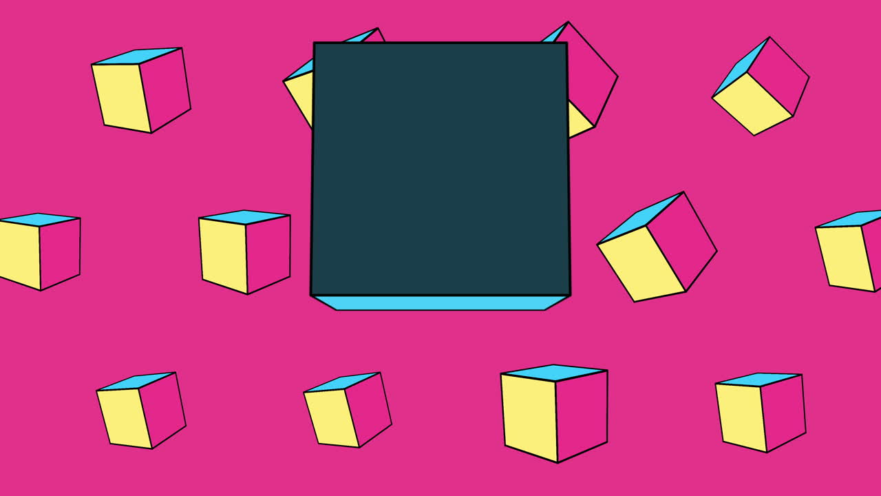 모션 추상적인 기하학적 도형 39