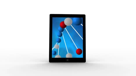 Digital tablet rotating