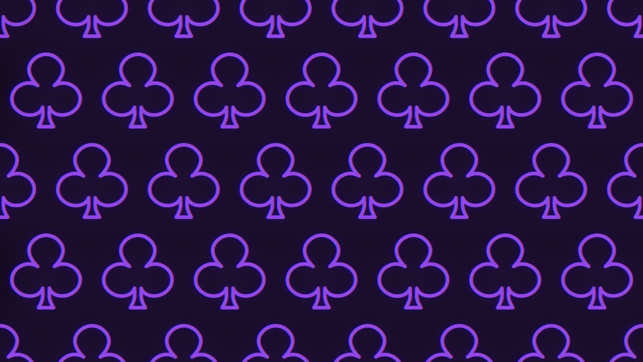 검은색 바탕 에 무 ⁇  를 짓고 있는 보라색 카드