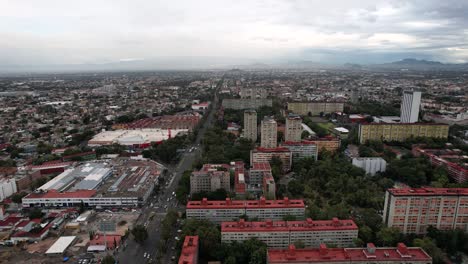 foto de un avión no tripulado del centro urbano histórico de tlatelolco en la ciudad de méxico