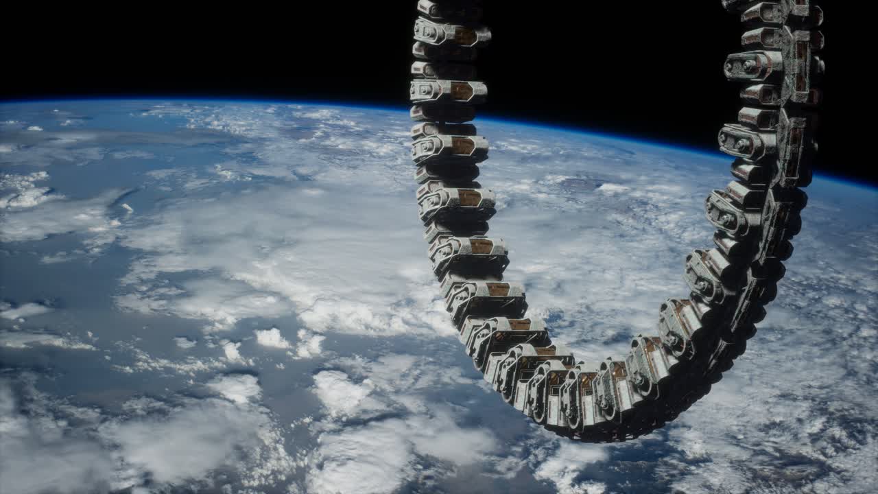 지구  ⁇ 도에 있는 미래의 우주 정거장