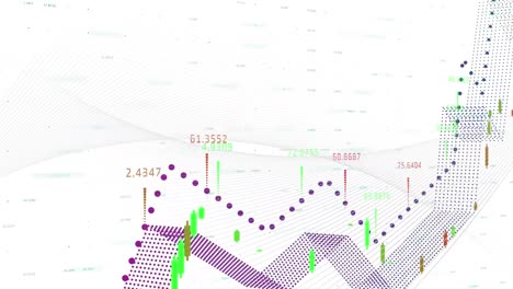 Animation-of-mathematical-equations-and-graduation-icons-on-white-background