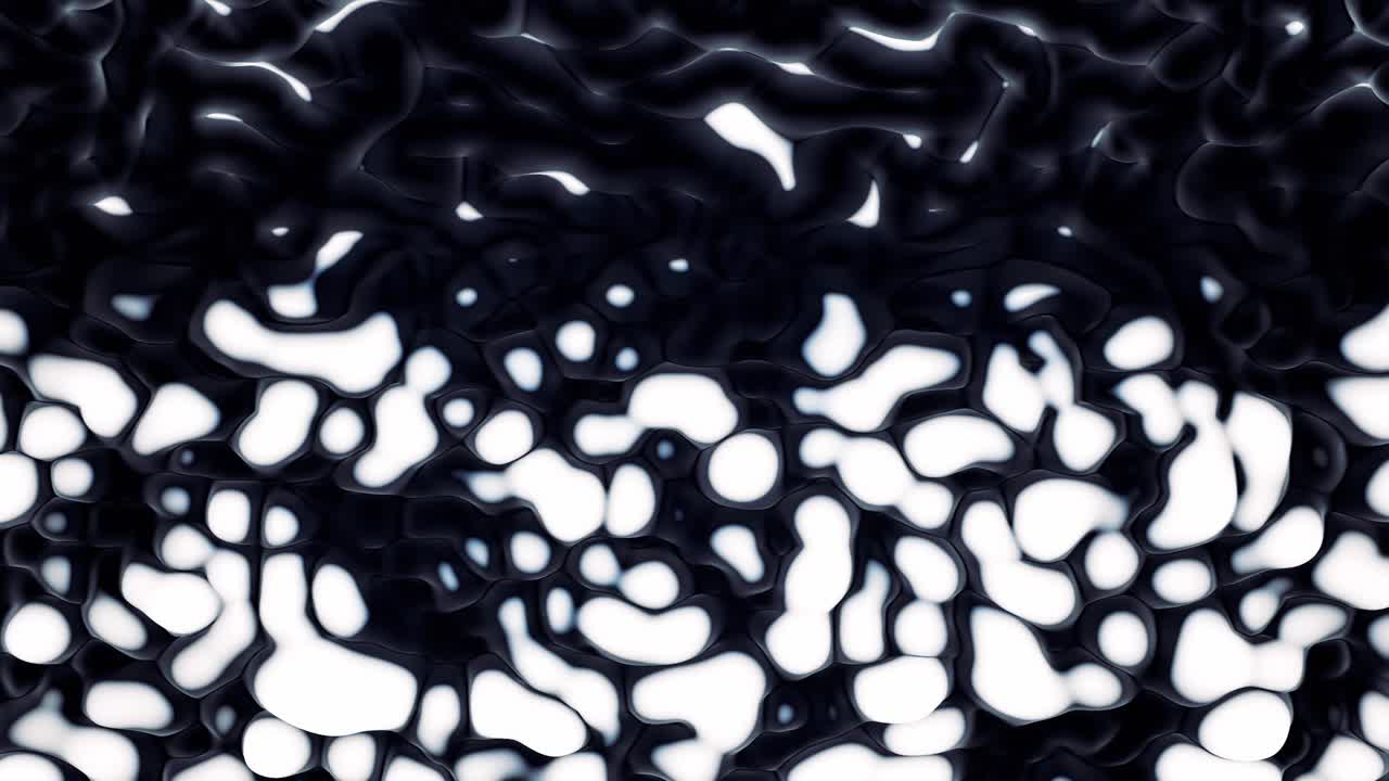 Abstract black and white fluid pattern