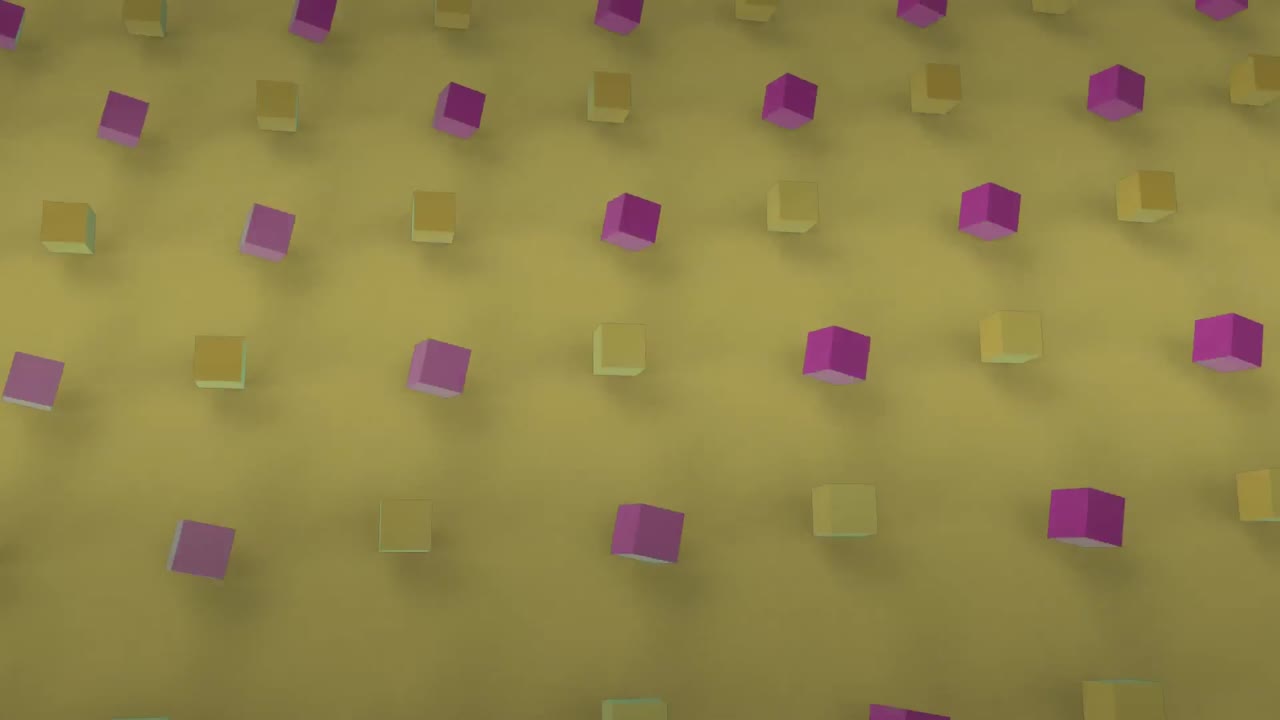 formas abstractas 3d en formación en movimiento