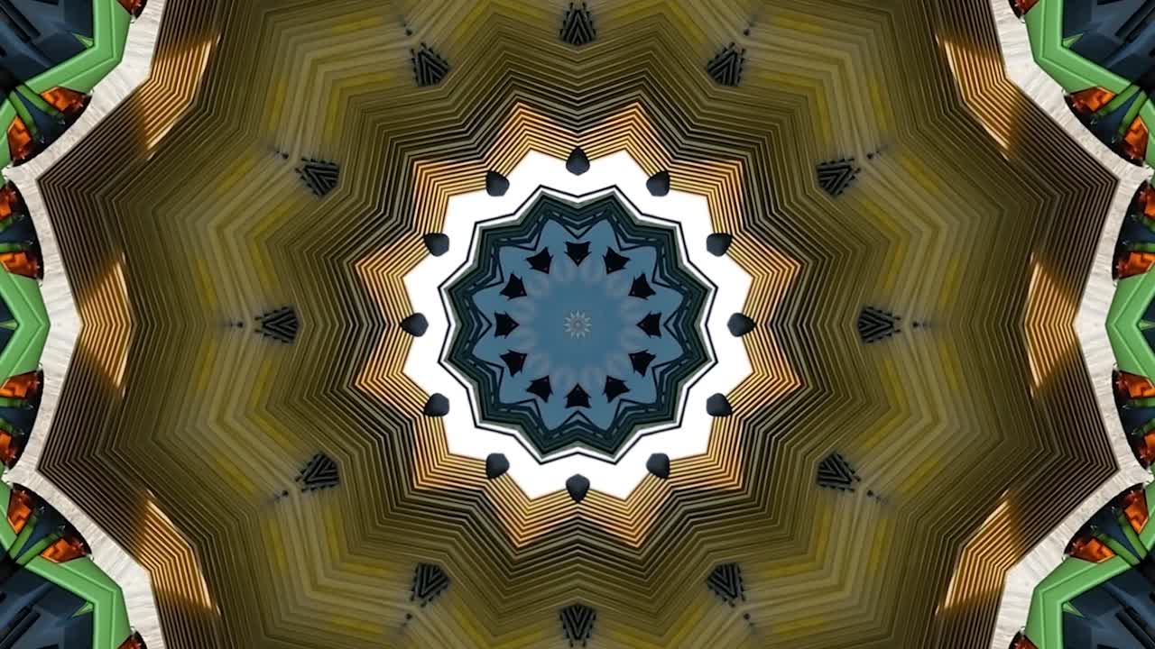 animación de bucle 3d con partículas como fondo de ciencia ficción