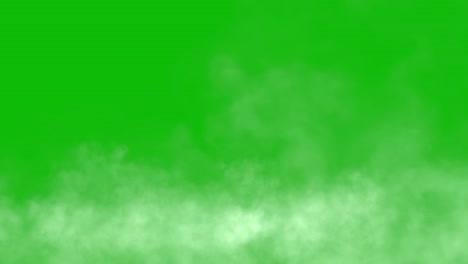 visual effects, vfx, ground thick fog on green screen 3d animation