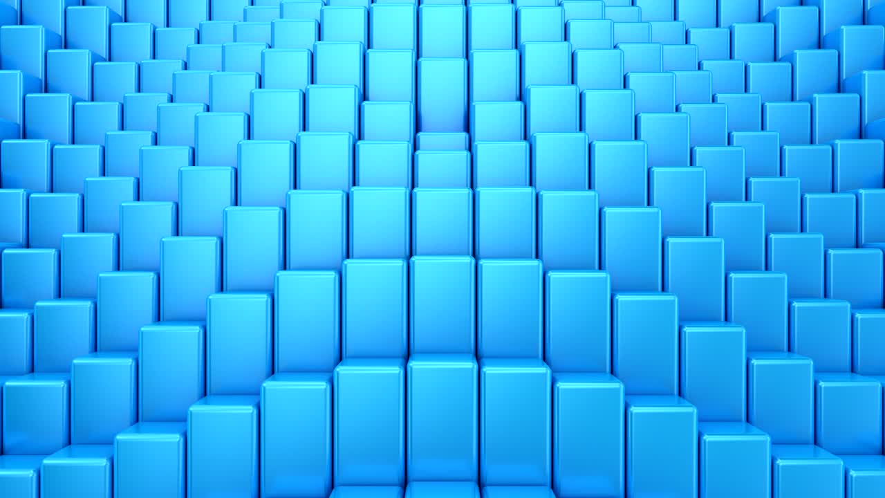 las cajas forman una onda