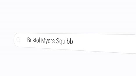 Typing-Bristol-Myers-Squibb-on-the-Search-Engine