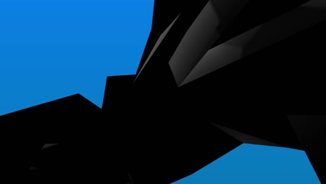 3d black abstract background