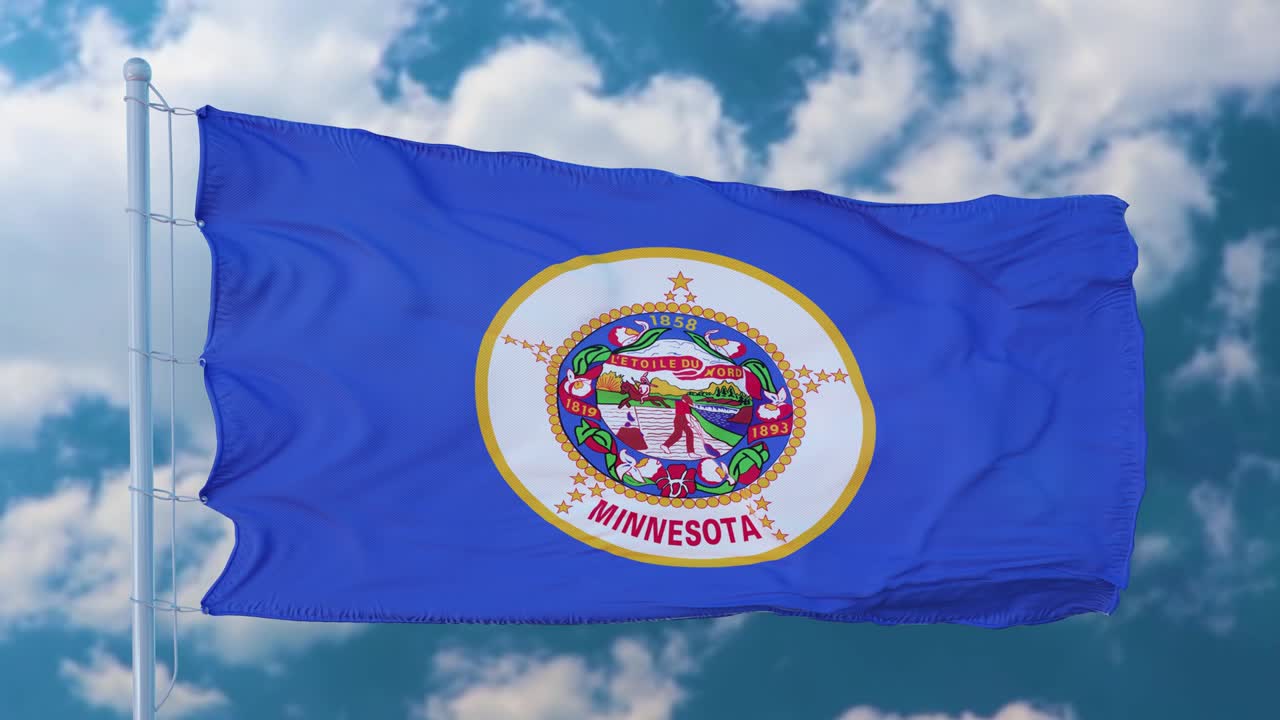 미네소타 주의 발, 미국의 지역, 바람에 흔들리는