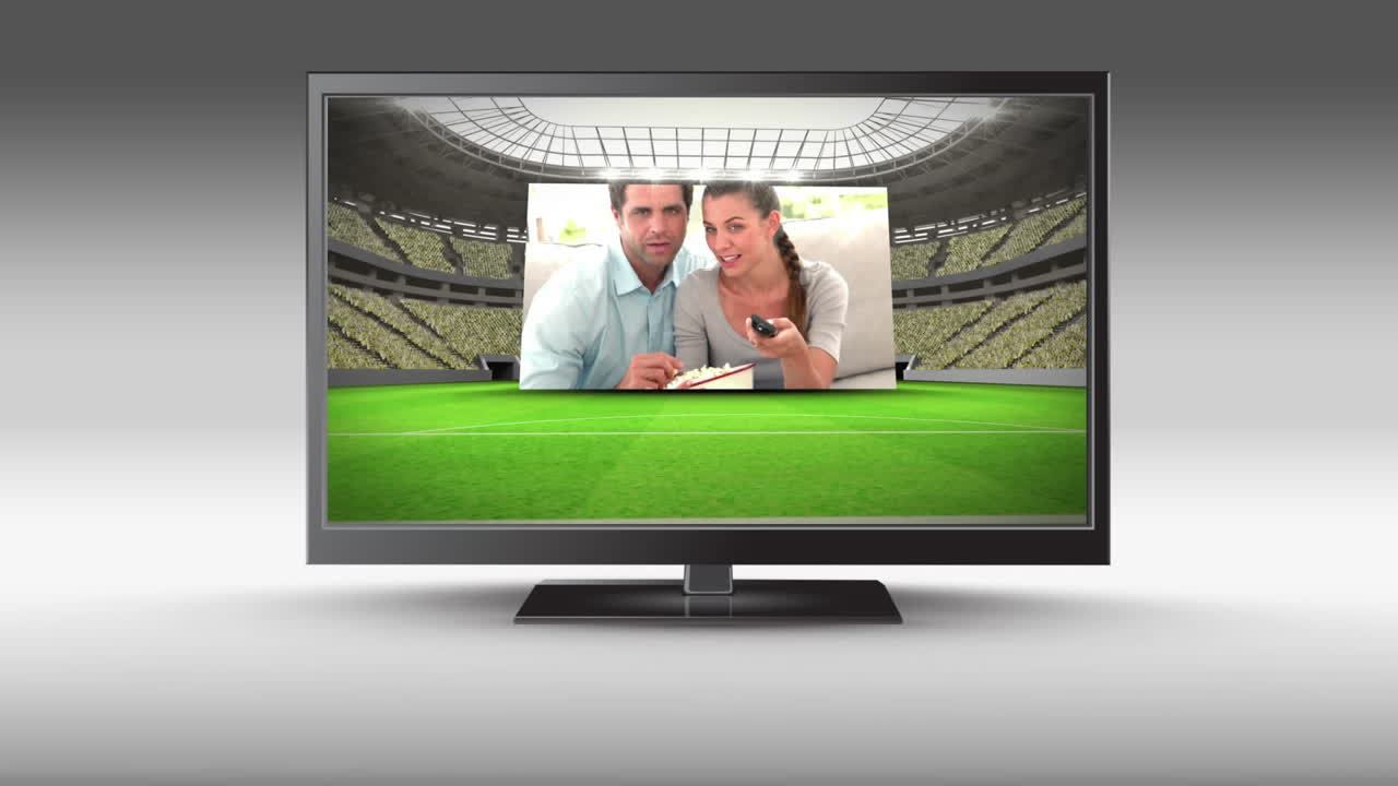 경기를 시청하는 사람들