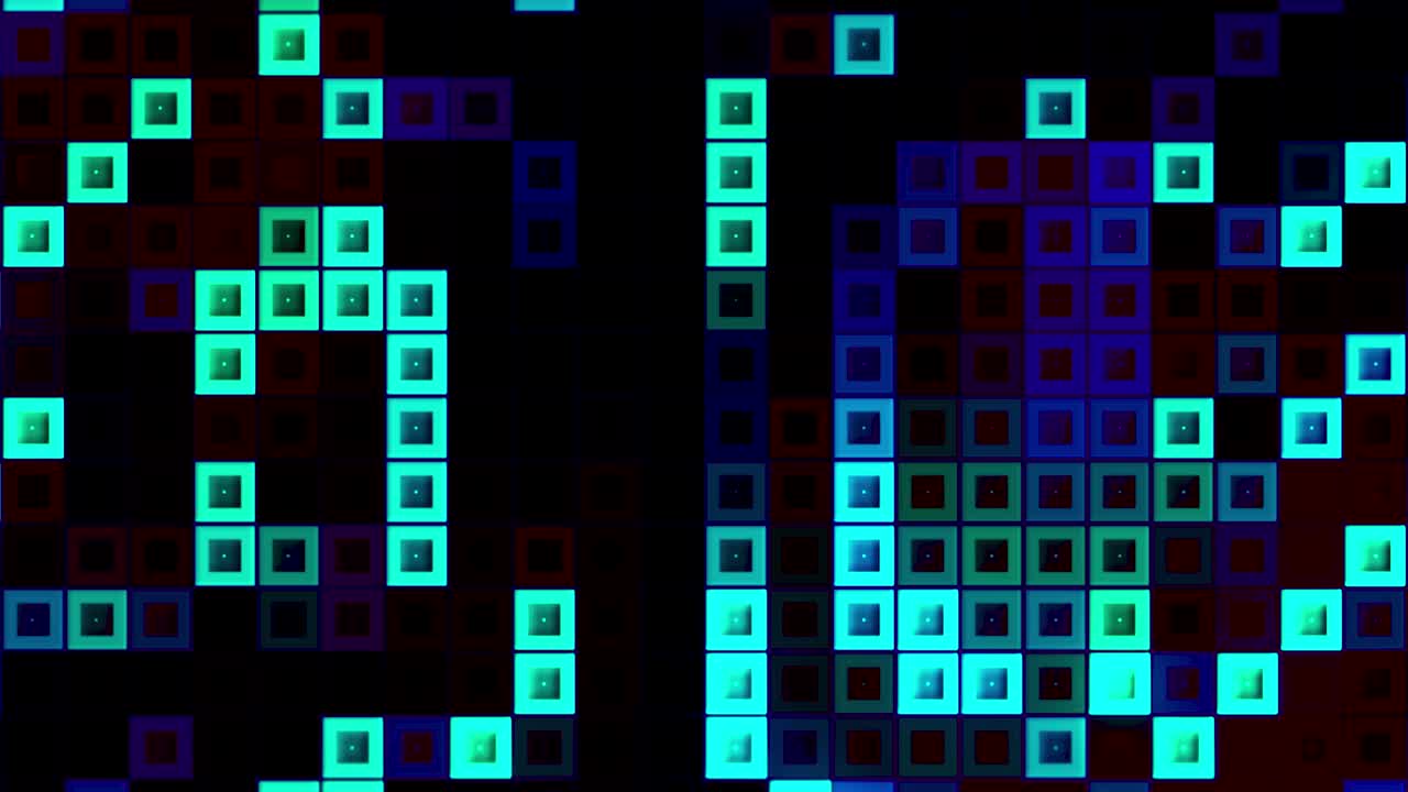 Abstract Geometric Pattern of Squares