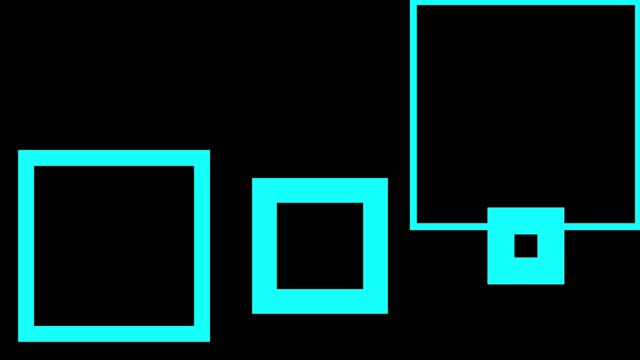 Shape animation square motion graphics